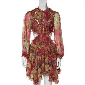 Melody Floral Lace-up Dress 😍